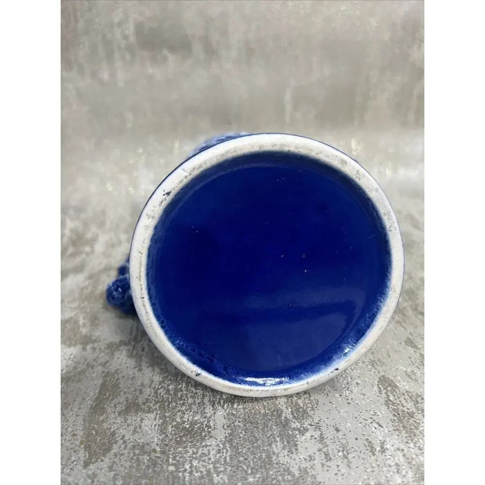 Vintage Virgin Islands Blue Glaze Souvenir Beer Stein